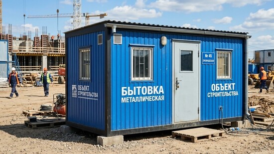 Бытовка металлическая своими руками - материалы и этапы строительства.